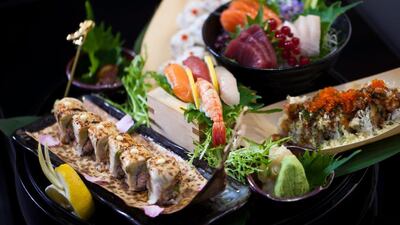 Okku was known for its Japanese dishes, including freshly prepared sushi and sashimi. Photo: Okku