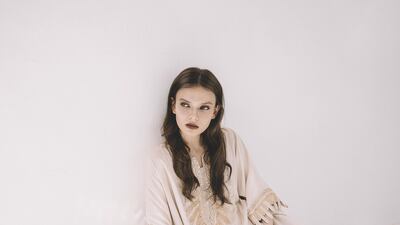 Embroidered kaftan, Dh2,295