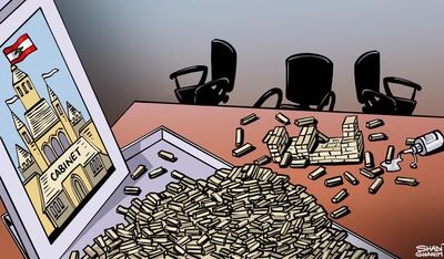 Our cartoonist's take on the situation with Lebanon's cabinet formation