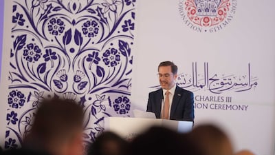 The ambassador making a speech. Photo: British Embassy Iraq
