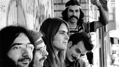 The Grateful Dead moved into an apartment across the street from members of the Hell's Angels in the 1960s. Getty