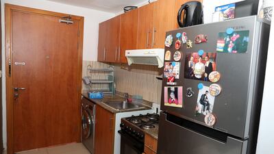 The apartment is a semi-smart unit, with electronic devices connected to an Amazon Alexa