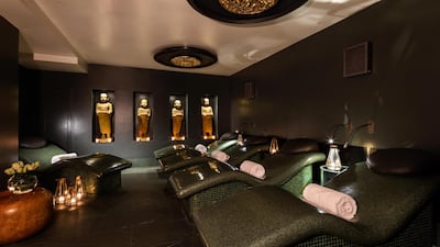 The May Fair Spa relaxation room. Courtesy The May Fair