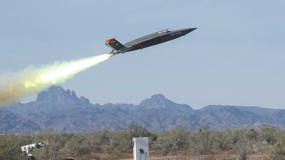 The Valkyrie takes off. Photo: US Air Force
