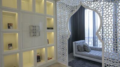 The reading/lounge area. Mona Al Marzooqi / The National