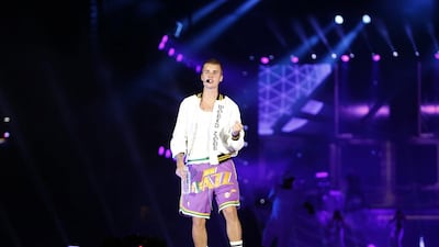 His biggest smile of the night was reserved for a handful of young local dancers who’d joined his energetic gang for a track. Chris Whiteoak for The National