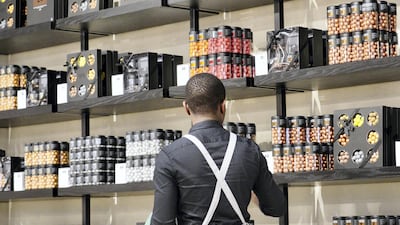 Chocolate from Lakrids by Bulow at Depachika Food Hall in Nakheel Mall