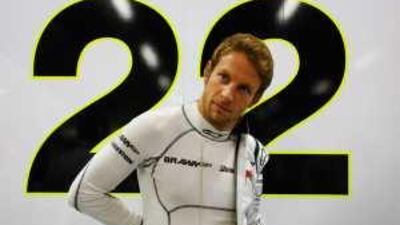 Jenson Button needs five points more than his teammate Rubens Barrichello to seal the driver's title.