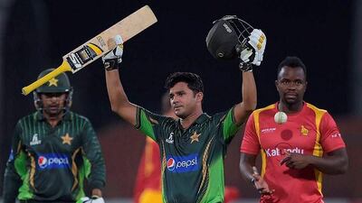 Captain Azhar Ali guided Pakistan home in the second one-day international to take a 2-0 lead in the three-match series. Aamir Qureshi / AFP