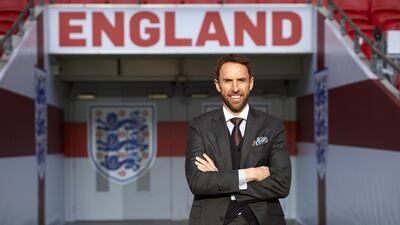 Gareth Southgate, who won 57 caps and spent three years in charge of the England Under 21s, is looking to make a break with the past. Niklas Halle'n / AFP