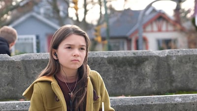 Brooklynn Prince plays a young, curious journalist in 'Home Before Dark'. Courtesy Apple TV+