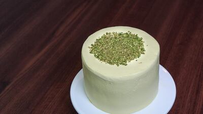 Sponge cake with cardamom and rose water at Mitts and Tray. Photo: Victor Besa / The National