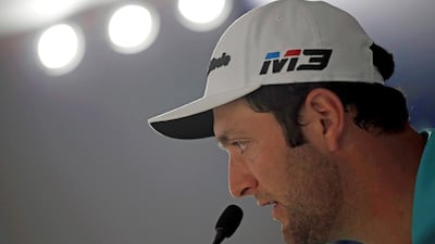 Jon Rahm arrives at Jumeirah Golf Estates as one of the men to beat.. EPA