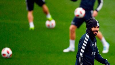 Real Madrid's French forward Karim Benzema. AFP