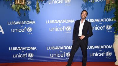 Adrien Brody attends the Unicef Summer Gala on August 9, 2019 in Porto Cervo, Italy. Getty Images