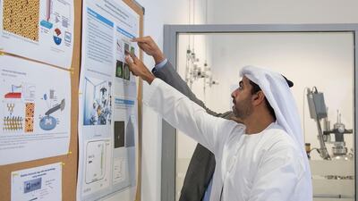 Sheikh Hamed tours the new campus at Khalifa University