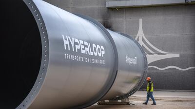 Hyperloop TT passenger tubes have arrived in France for construction ahead of a testing period in 2018. Courtesy Hyperloop TT