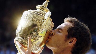 Andy Murray's hopes of kissing the Wimbledon trophy a second time received a boost with a better draw promise for the now eighth seed. Kirsty Wigglesworth / AP Photo