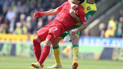 Centre-back: Michael Turner, Norwich City. Part of a defence that conceded three times to Liverpool. Kieran Galvin / EPA