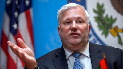 Joel Rayburn, pictured in Abu Dhabi in 2021. Victor Besa / The National