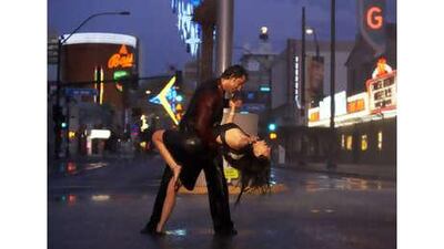 Hrithik Roshan and Barbara Mori in Kites. The Hindi version was the first Bollywood film to debut in the US box office top 10.