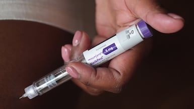 A 5mg pre-filled injection pen of Mounjaro. PA