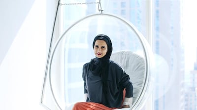 Alia Khan, chairwoman of the Islamic Fashion and Design Council, is photographed in Dubai.