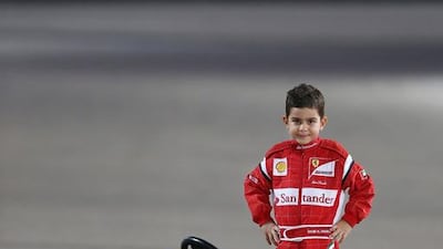 Rashid Al Dhaheri has started competing with kart drivers nearly double his age. Photos by Delores Johnson / The National