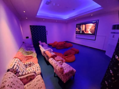 Gazelle Kids Club features a movie room with multiple showings each day. Photo: Geraint Hacking for The National