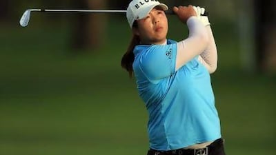 Shanshan Feng of China in Dubai.