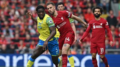Jordan Henderson - 6. Denied by a Joe Worrall block in the 64th minute. Failed to close down Gibbs-White quickly enough for his goal three minutes later. AFP