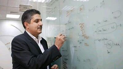 The technology investor Prasant K Gulati says his open-ended Smart Start Fund will make angel investments of between $50,000 and $100,000 to help develop high-tech ventures. Razan Alzayani / The National