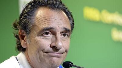 Cesare Prandelli was forced to think out of the box during their semi-final defeat to Spain. Claudio Villa / Getty Images