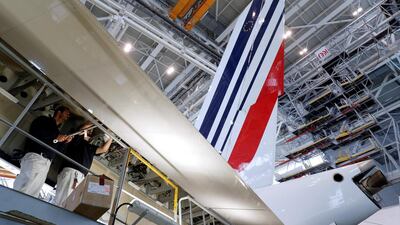 Air France has been hit by a pilots strike but says most long-haul flights, including those on which it uses the Airbus A380, will go ahead. Philippe Wojazer / Reuters