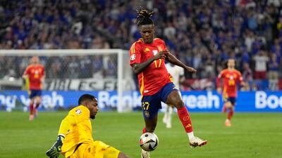A danger coming in from left – and Spain’s pace on wings makes them fly. Nutmegged Kounde after an hour although French defender was able to win ball back. Enjoyed a tournament to remember. AP