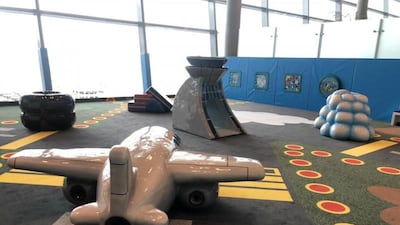 One of the children's new play areas at Abu Dhabi International Airport. WAM