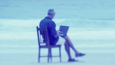 Telecommuting is about how you work, not where you sit. Steve Krongard / Getty Images