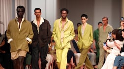 Italian menswear label Zegna presented its spring/summer 2026 show at Dubai Opera in 2025. Chris Whiteoak / The National