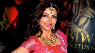 The actress Soha Ali Khan. AFP
