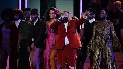 Rihanna and DJ Khaled Timothy A. Clary / AFP