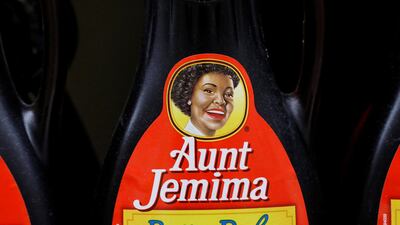 Bottles of Aunt Jemima branded syrup at a shop in the Brooklyn borough of New York City, New York, US, June 17. Reuters