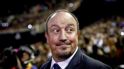 Real Madrid's Spanish coach Rafa Benitez prior to the Spanish Primera Division soccer match played against Valencia CF at Mestalla stadium in Valencia, eastern Spain, 03 January 2016. Benitez was sacked as Real Madrid coach on 04 January and replaced by the coach of the reserve team, Zinedine Zidane, as the club announced. EPA/BIEL ALINO