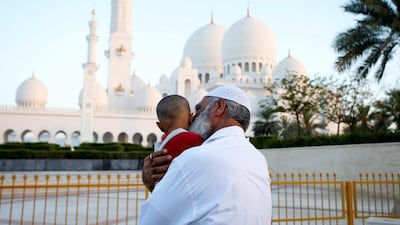 Scenes at the Sheikh Zayed Grand Mosque just before the start of Ramdan. May 26, 2017. Chris Whiteoak / The National