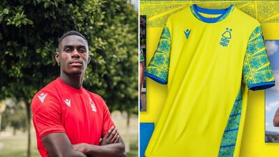 No 20: Nottingham Forest's home and away kits. Photo: Nottingham Forest / Twitter