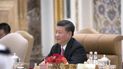 UAE and China in talks at the Presidential Palace in Abu Dhabi. Crown Prince Court - Abu Dhabi