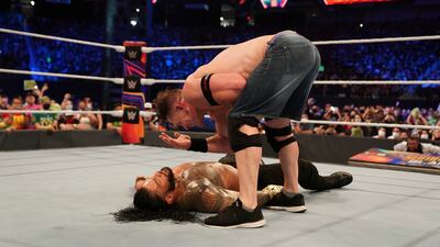 John Cena takes on Roman Reigns in the main event of SummerSlam. Photo: WWE