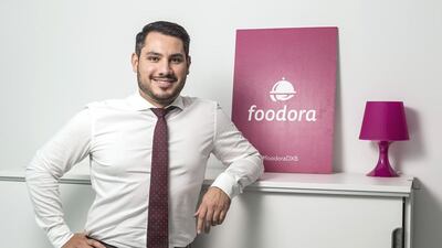 Alexander Kappes, vice president Middle East & managing director UAE of Foodora. Antonie Robertson / The National