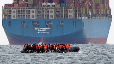 Keir Starmer outlined how a Labour government will tackle the issue of small boats crossing the English Channel carrying migrants. PA