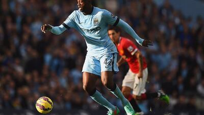 Centre midfield: Yaya Toure, Manchester City. A powerhouse who produced a dominant display, particularly in the second half, of the Manchester derby. (Photo: Laurence Griffiths / Getty Images)