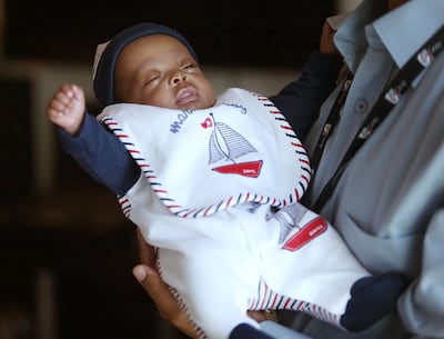 The 3-months-and-20-day-old son of Ahmed Mohamed Yousif, who was kept in the ICU for months. Satish Kumar / The National